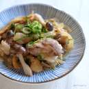 豚肉としめじの味噌炒め